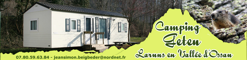 Contact camping Geteu laruns ossau